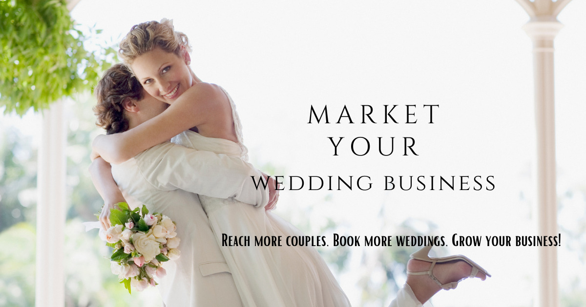 groom holding bride in air, tips to market wedding business and outrank your competition
