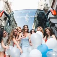 Toronto party bus experience for bride and bridesmaids